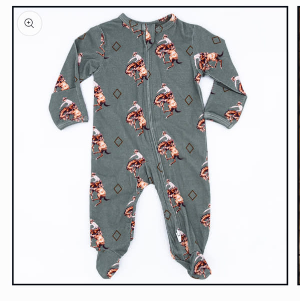 Teal Bronc Jammies – Cowkid Clothing Company