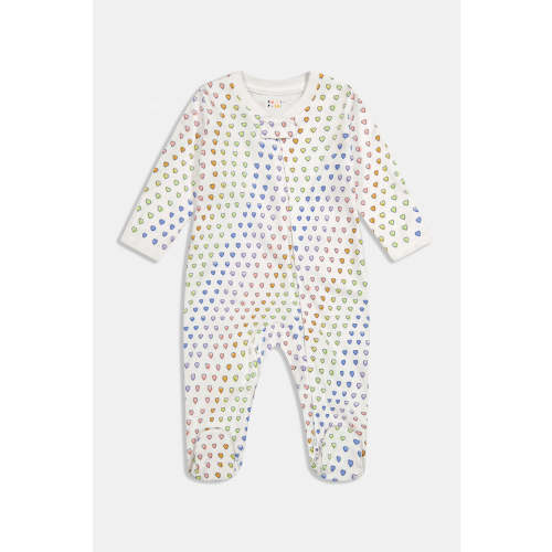 Roller Rabbit Infant Zipper Footie - Disco Hearts (3-6 Months)