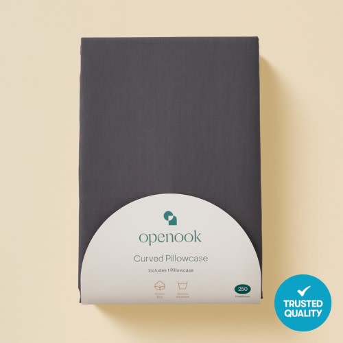 Openook 250 Thread Count Curve Pillowcase - Tap Shoe