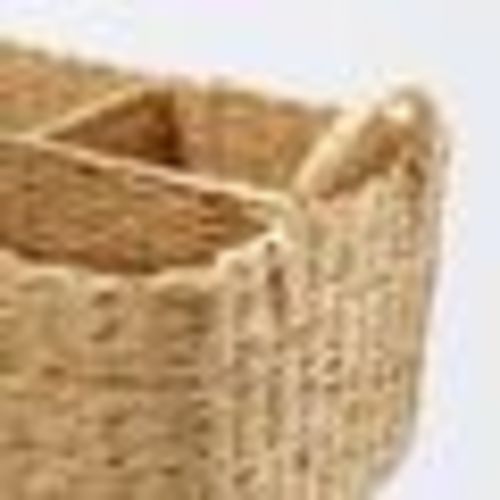 Woven Diaper Caddy with Dividers - Cloud Island™ Natural Woven