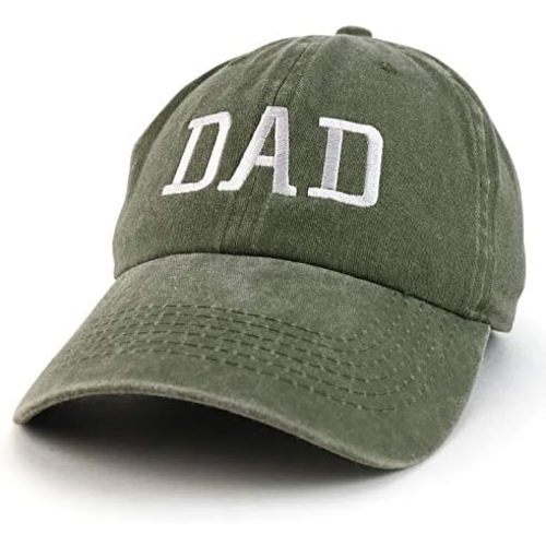 Trendy Apparel Shop Dad Embroidered Pigment Dyed Low Profile Cotton Cap