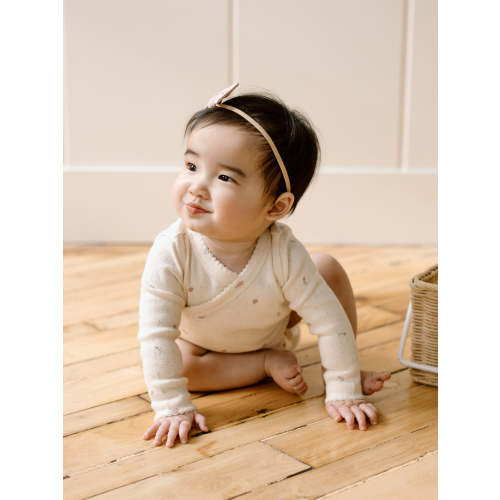 Rose Pointelle Kimono Bodysuit