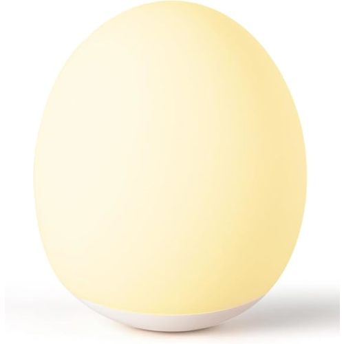 Night Light for Kids,Egg Night Light for Baby Nursery, 3-Level Dimming &30-Min Timer Portable Nursery Night Lamp forBaby Nursery & Kids Bedroom,BPA Free, Eye Caring, Soft