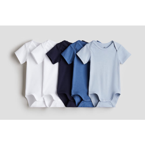 5-PACK COTTON BODYSUITS