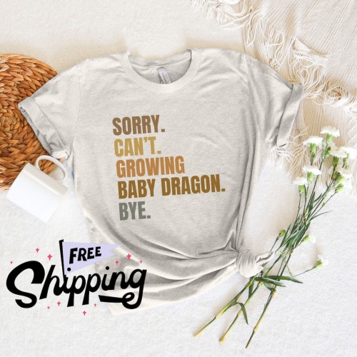 Year of the Dragon Pregnancy Shirt 2024, Chinese New Year Pregnancy Reveal, Dragon Lover Mom Shirt, Baby Shower Gift 2024, Gift For New Mom