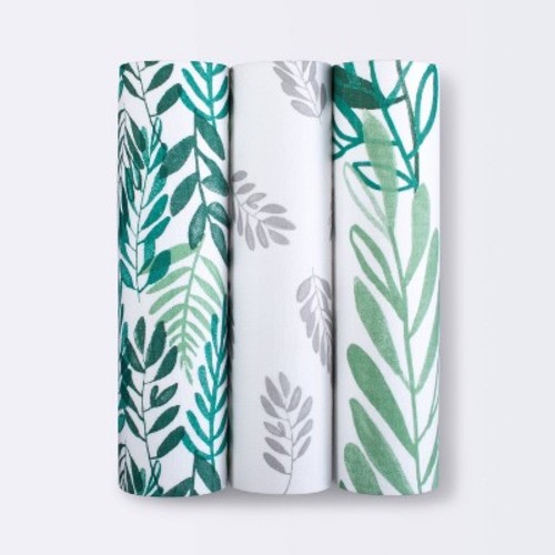 Muslin Swaddle Blanket - Cloud Island™ Green