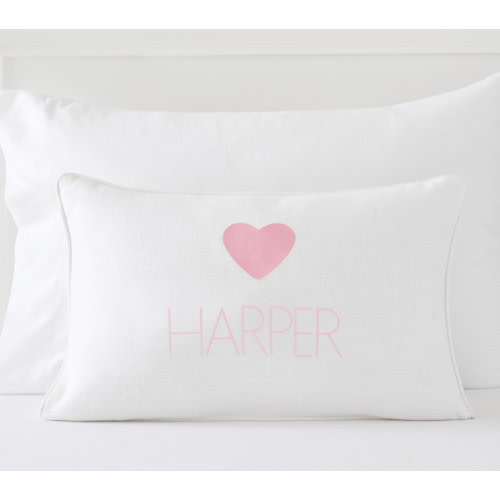 Heart Icon Personalized Pillow Cover | Pottery Barn Kids
