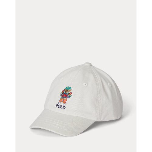 Polo Bear Cotton Twill Ball Cap | 12-24 Months