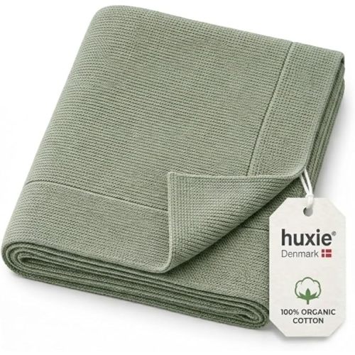 100% Organic Cotton Baby Blanket (Roman Green)