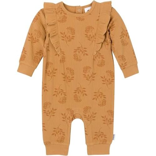 Gerber baby-girls Baby Girls' Ruffle-edge Romper