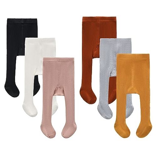 CECORC Baby Girls Tights Toddler Cable Knit Leggings Thick Cotton Infant Stockings Pantyhose 1-10T
