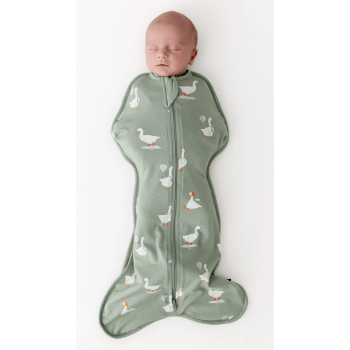 Goose Print Swaddle Bag | Baby Sleep Swaddle | Kyte Baby