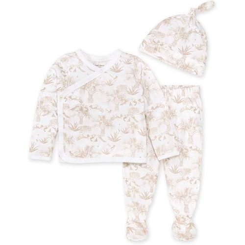 Burts Bees Baby Baby-Boys Tee Pants And Hat Set