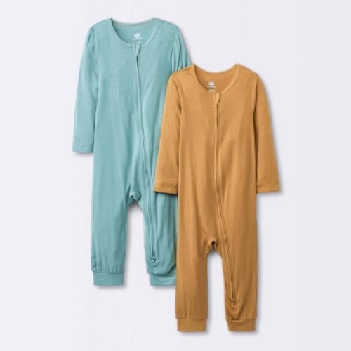 Baby 2pk Premium Modal Romper - Cloud Island™ Brown