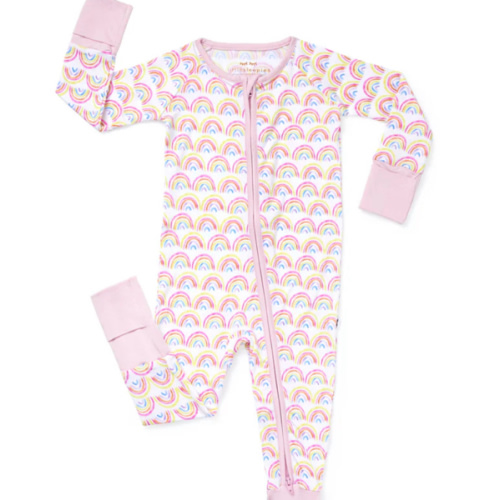 Pastel Rainbows Zippy - Little Sleepies
