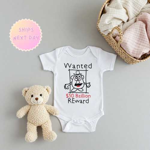 Wanted - Toy story - baby bodysuit - toy story characters Baby Bodysuits & Kids Clothing - Unique Designs for Your Little One!