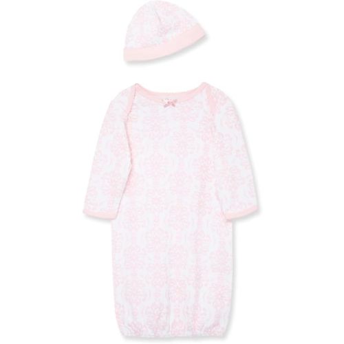 Little Me Baby Girls' 2-Piece Nightgown and Cap Set