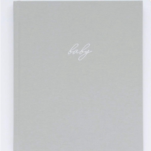 Linen Baby Book