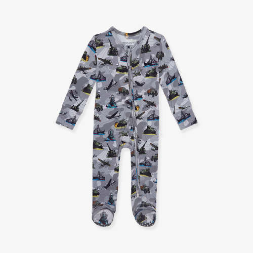 Thompson Footie Zippered One Piece