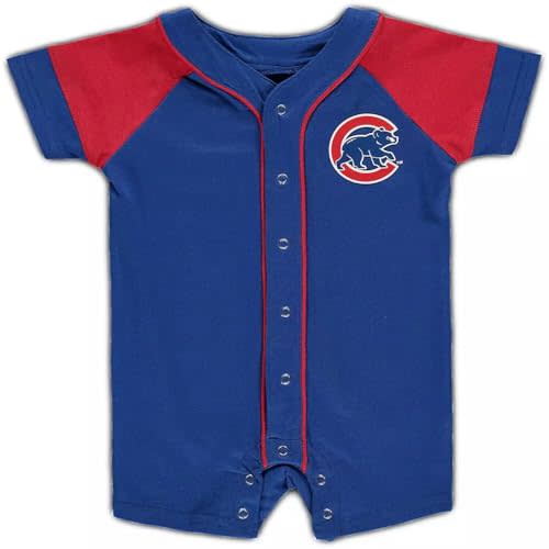Outerstuff MLB Unisex-Baby Newborn & Infants 0-24 Months Little Slugger Creeper Bodysuit Romper