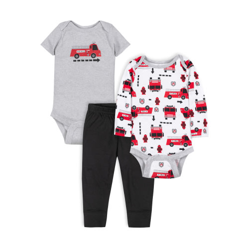 Little Star Baby Boy 3Pc Outfit Set, Size NB-24M
