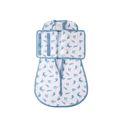 Bamboo Classic Swaddle (Non-weighted) - Shark