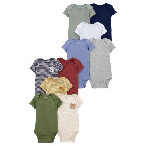 Baby 10-Pack Short-Sleeve Bodysuits | Carter's