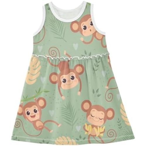 Summer Girl Dresses Cotton Dress Sleeveless Toddler Outfits Clothes