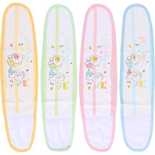 Healifty Baby Belly Button Band 4 Pcs Infant Belly Bands Umbilical Cord Navel Belt for Baby Infant (Random Color)