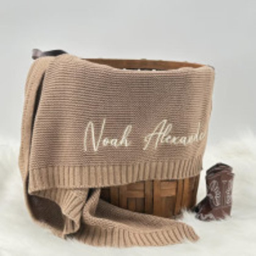 Etsy Personalized Baby Blanket