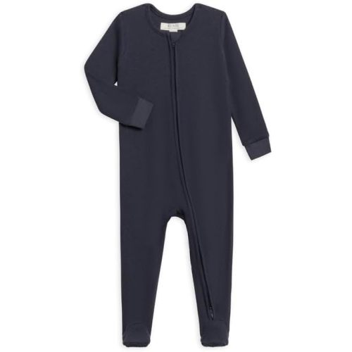 Colored Organics Baby Organic Cotton Peyton Zip Up Footed Sleeper