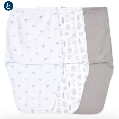 On Safari Easy Swaddle With No Zipper 0-3M | aden + anais