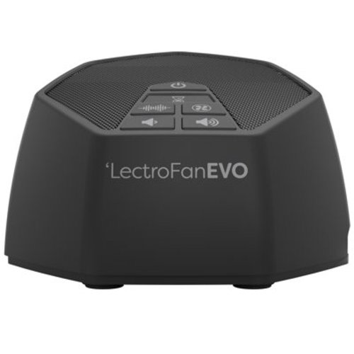 LectroFan EVO Fan Sound & White Noise Sound Machine, High Fidelity, Model ASM1020-KK (Charcoal)