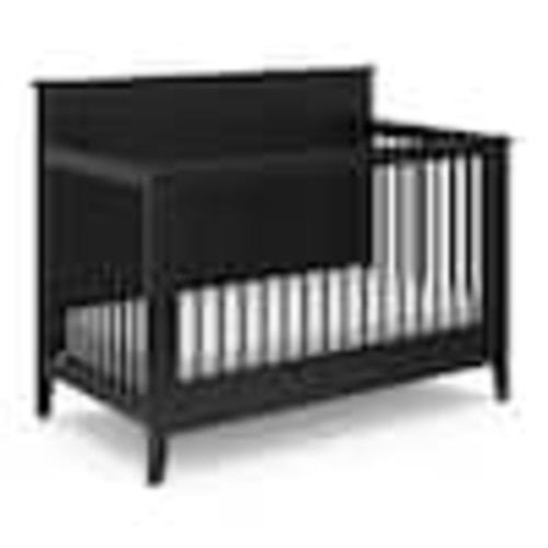 Storkcraft Solstice Black 4-in-1 Convertible Crib 04523-20B
