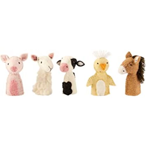 Mud Pie Barnyard Finger Puppet Set, multicolored (12600084)