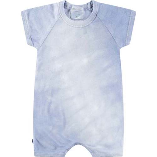 Eco Ribbed Shortall Onesie, Blue - Paige Lauren | Maisonette