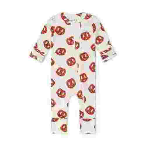 M+A by Monica + Andy Organic Cotton Baby Gender Neutral Long Sleeve Baby One-Piece Pajama, Sizes Newborn - 12 Months
