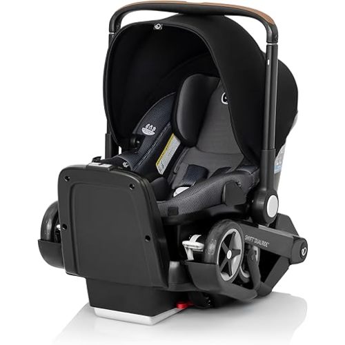 Evenflo Shyft DualRide Infant Car Seat Stroller Combo with Carryall Storage (Boone Gray)