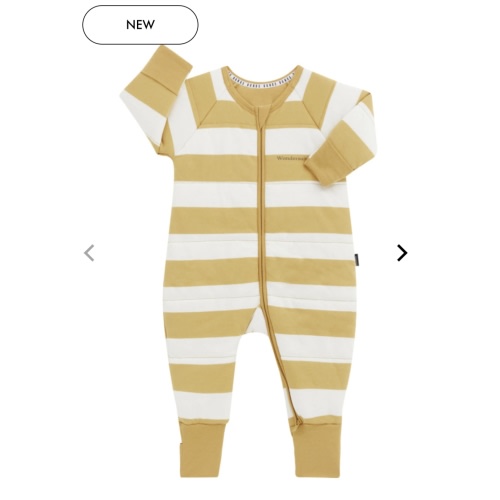 0-3 months Bonds Padded Zip Wondersuit