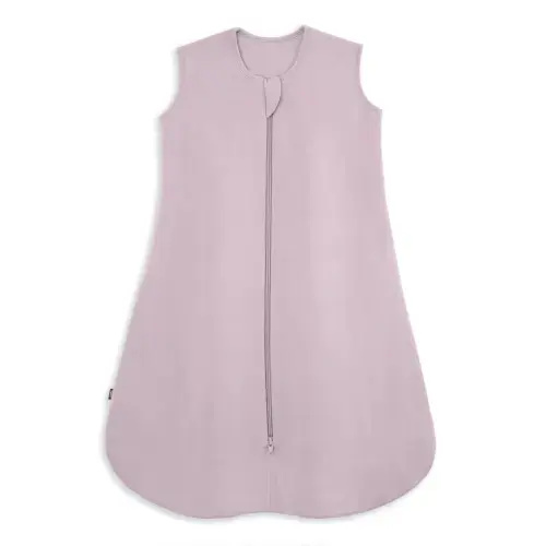 Size Small HALO - 1.5 TOG supersoft bamboo wearable blanket, double zipper sleeping bag with weighted feel - mauve