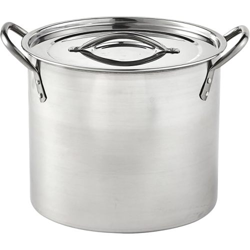 IMUSA 12 Quart Stainless Steel Stock Pot with Lid