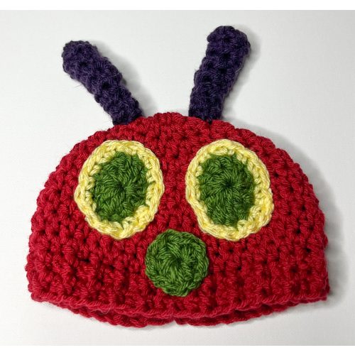 Hungry Caterpillar Inspired Crochet Beanie