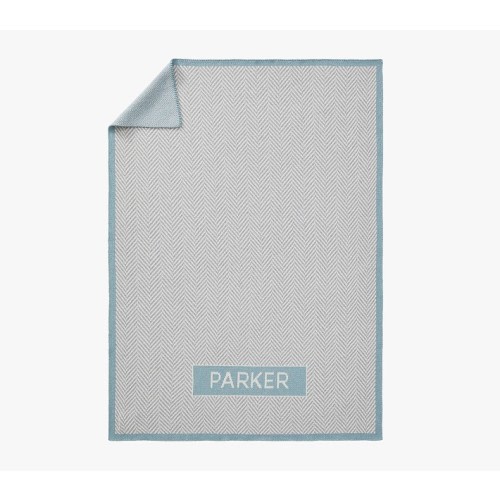 Herringbone Personalized Baby Blanket