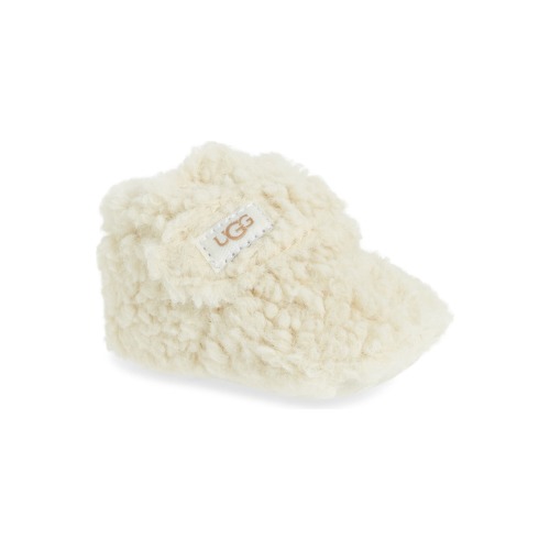 Baby Bixbee Bootie, 2/3 M, Natural Curly Faux Fur