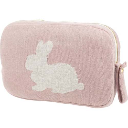 Bunny Love Reversible Baby Blanket Set, Pink - Pink Lemonade | Maisonette