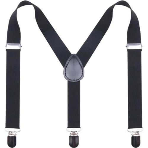 Suspenders for Boy and Girl Adjustable Elastic with Strong Metal Clips Suitable for Kids Toddler Baby