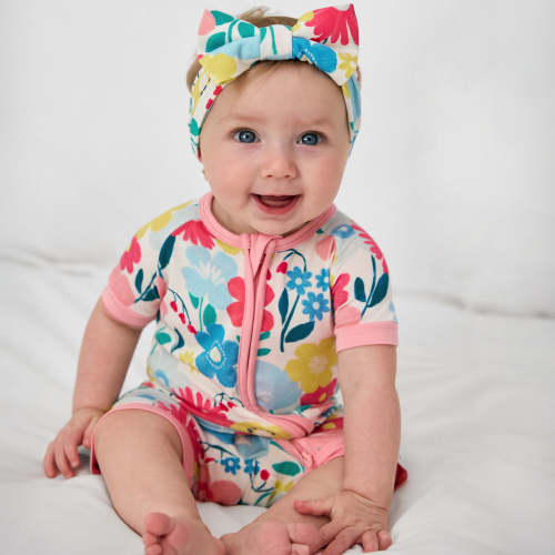 Midsummer Meadow Luxe Bow Headband | Little Sleepies