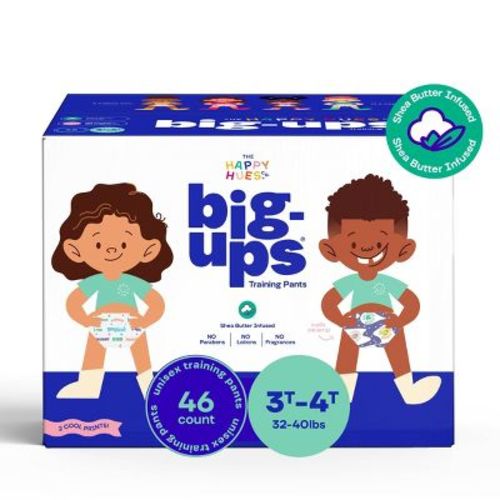 Happy Hues Big-ups Disposable Training Pants - 3t-4t - 46ct