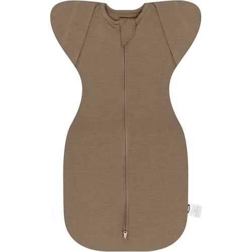 MEXXI Swaddle Baby Sleep Sack with Arms Up, Baby Transitional Swaddle with Double Zipper, 0.5 TOG, 8-13 lbs, S