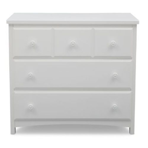 Delta Children 3 Drawer Dresser With Interlocking Drawers W741430 - White